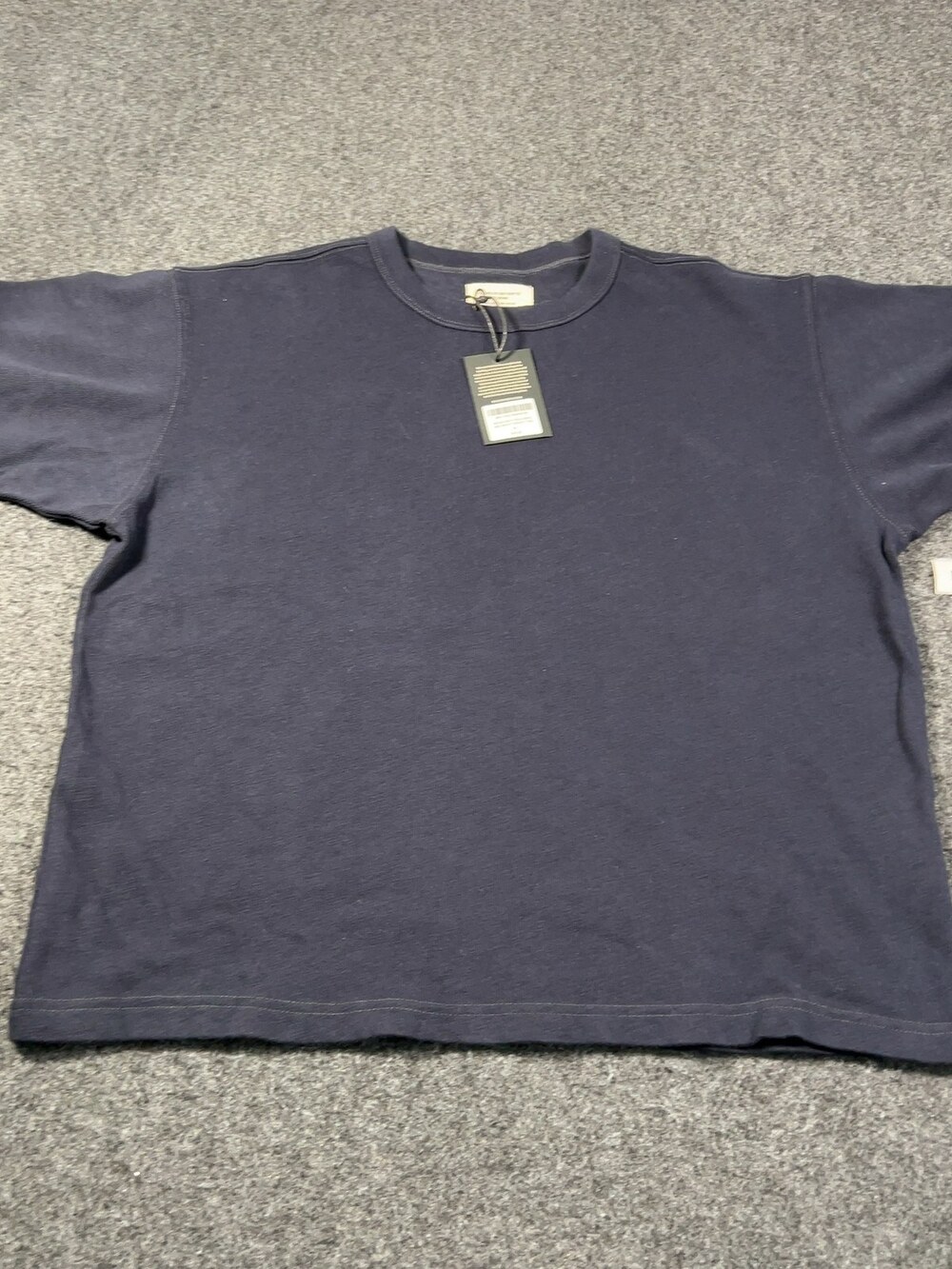 Buck Mason Dress Navy Field-Spec 90S Boxy Heavy Tee Mens Medium NWT Msrp55 [NA14